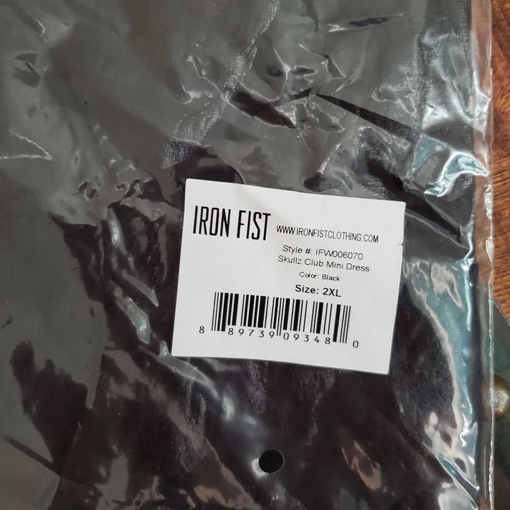 ☠ Iron Fist Skullz Club Mini Dress ☠ - Picture 14 of 16
